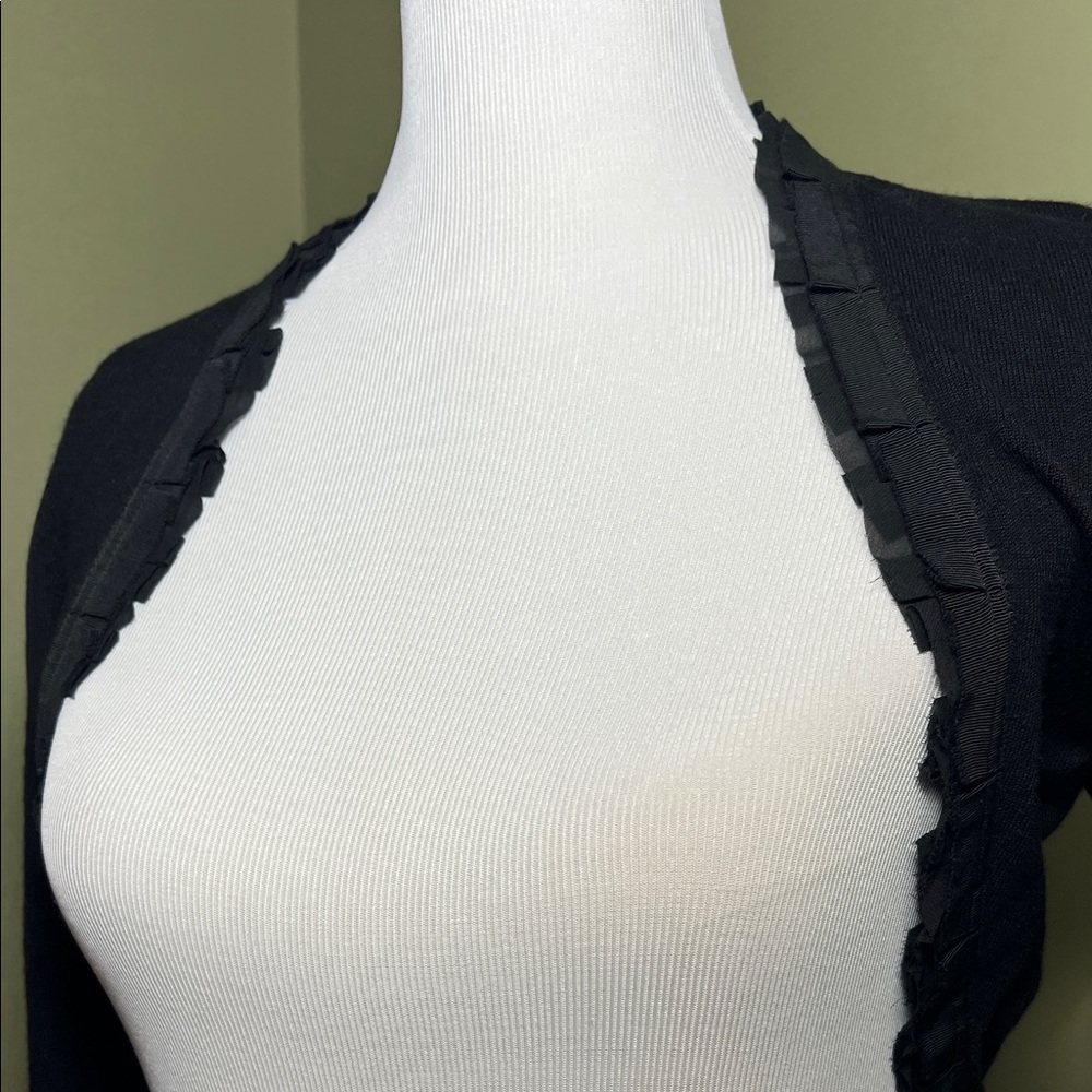 White House Black Market Black Sweater - Picture 2 of 5